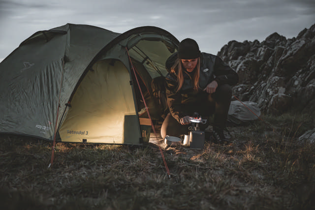 Kompakte og praktiske telte 