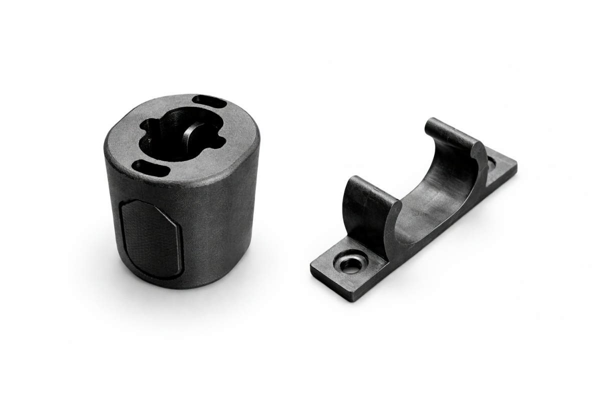 Klemmen für Teleskopstange für Hainbuchentransporter